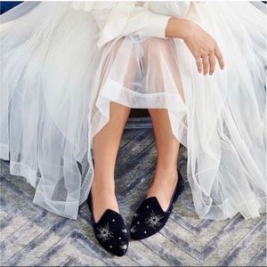 BIRDIES Heron Slippers In Sky Velvet US 8 *RARE*